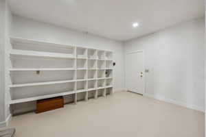 View of storage room
