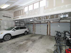 Garage with auto garage door openers