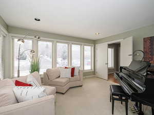 Formal living or office, View windows to Mountain.