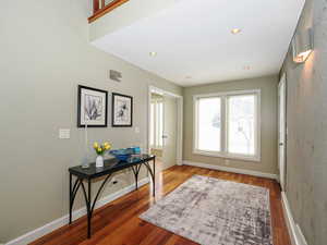 Welcome friends and family into this beautifully designed foyer