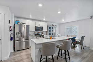 Kitchen with island