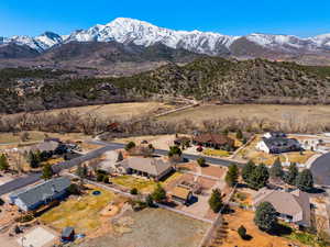 Aerial view with a mountain view and a residential view