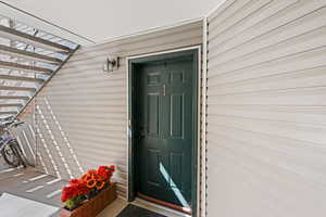 View of entrance to property