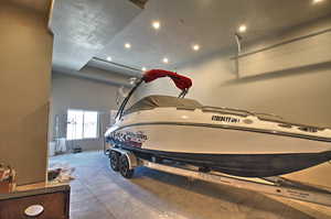 Oversized Garage tandem garage perfect for storing all your Bear Lake Toys