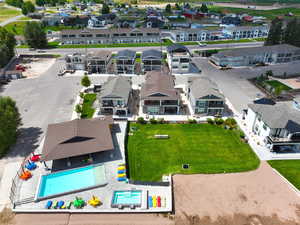 Drone / aerial view of Legacy ammonites