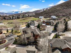 Mountain view with a residential view