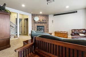 Basement family room