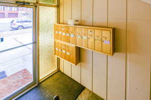 Mail Boxes at Main Entrance into the Building.