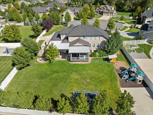Bird's eye view featuring a residential view