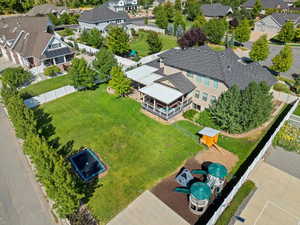 Aerial view featuring a residential view