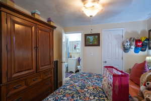 Bedroom with ensuite bathroom in mother in law apartment