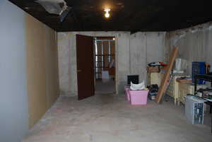 View of basement