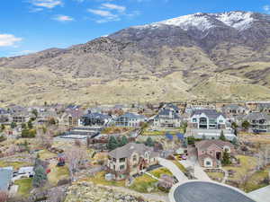 Mountain view with a residential view