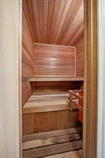 View of sauna