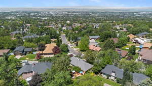 View of property location with nearby suburban area
