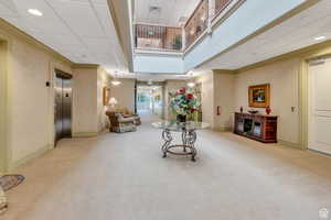 View of community lobby