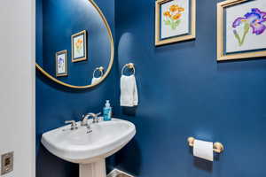 Bathroom with a sink