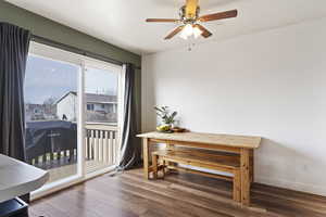 Dining area w/ LVP flooring