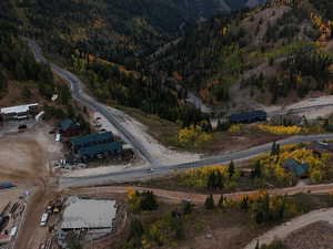 Aerial view of property's location