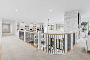 Upstairs loft area access