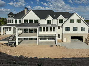 Looking down on property from back of lot