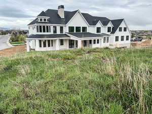 View of the back of home