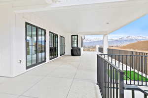 Covered deck off main floor great room