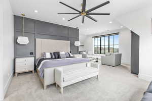 Primary bedroom suite