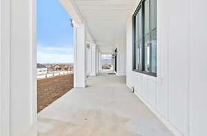 Covered front porch