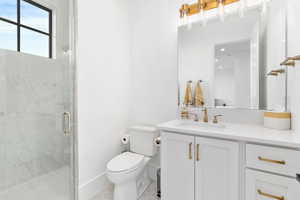 Main floor bedroom bath suite