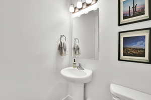 Bathroom with toilet