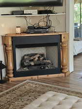 Room details featuring wood finished floors