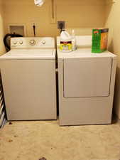 Laundry room featuring laundry area and washer and dryer