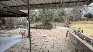 View of patio
