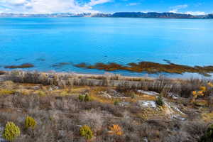 Water view featuring a mountain view