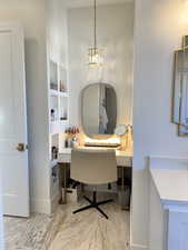 Primary bathroom vanity