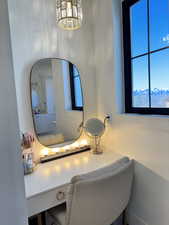 Primary bathroom vanity