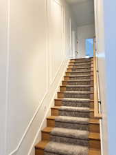 View of stairs