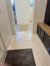 Entry from Garage