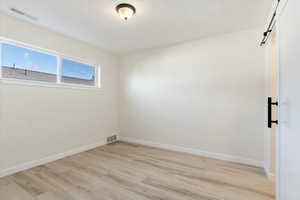 2nd Bedroom on main has private 1/2 bath
