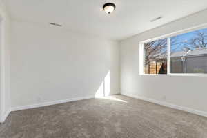 3rd Bedroom on main floor with large closet