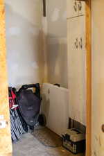 Bathroom featuring concrete flooring