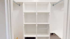 View of spacious closet