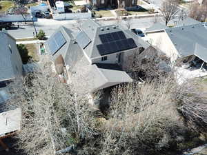 Bird's eye view featuring a residential view