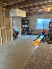View of basement