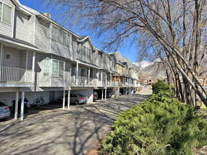 Exterior carport view