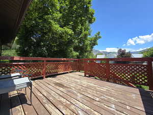 View of deck