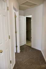 Corridor  to bathroom and laundry room