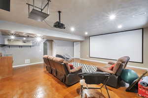 Home theater room