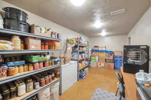 Storage room with visible vents